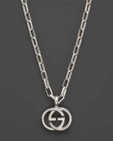 gucci double g necklace|gucci interlocking necklace.